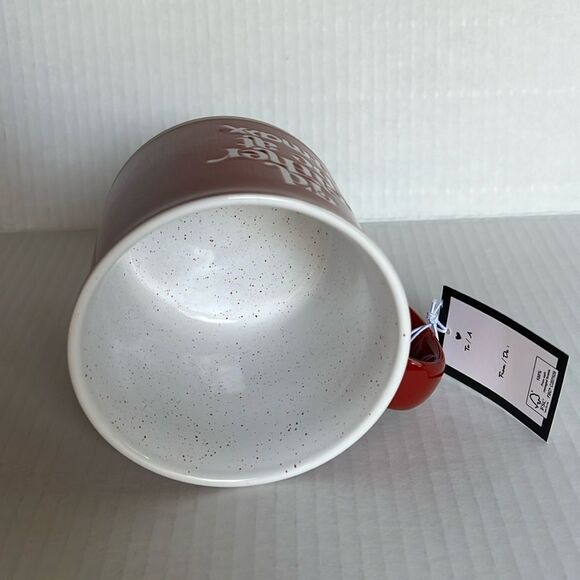 T.J.Maxx Red and White Ceramic Dining Mug - Picture 5 of 10